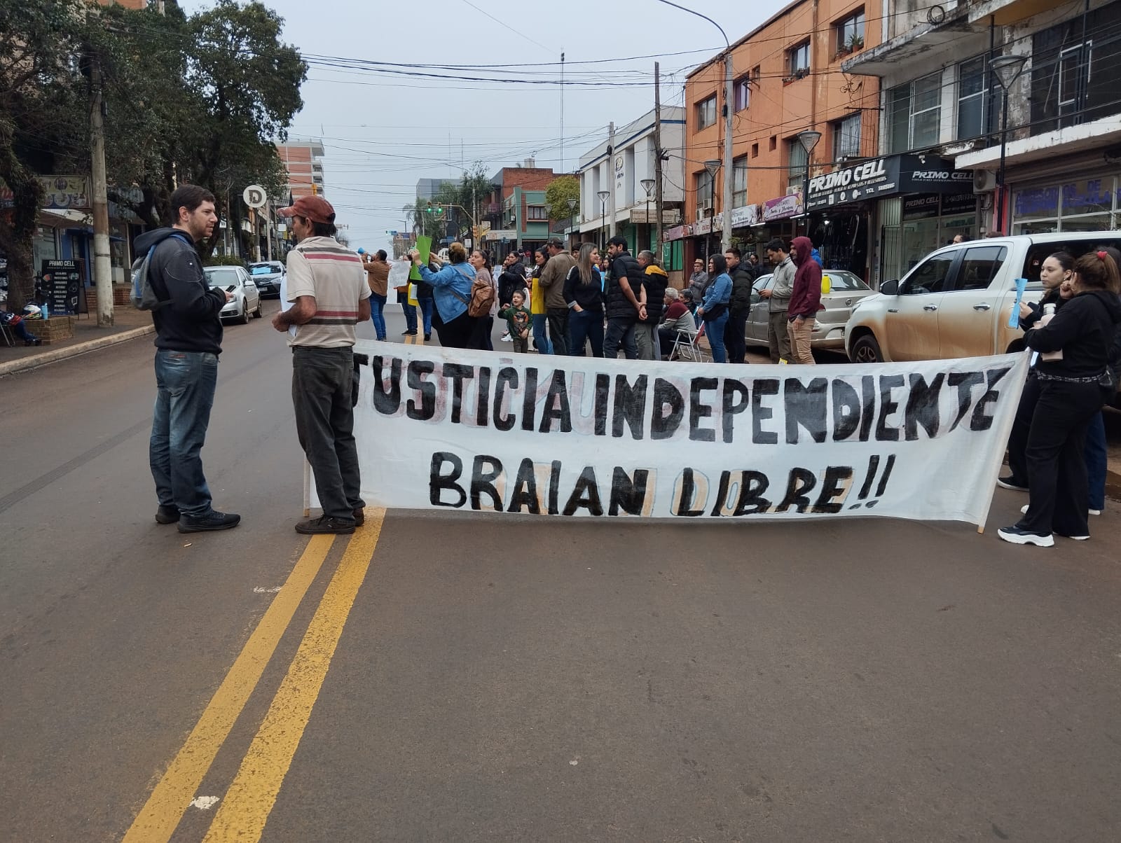 Familiares de Braian se manifestaron frente al Juzgado y reclamaron su liberación: “Queremos respuestas de la Justicia”